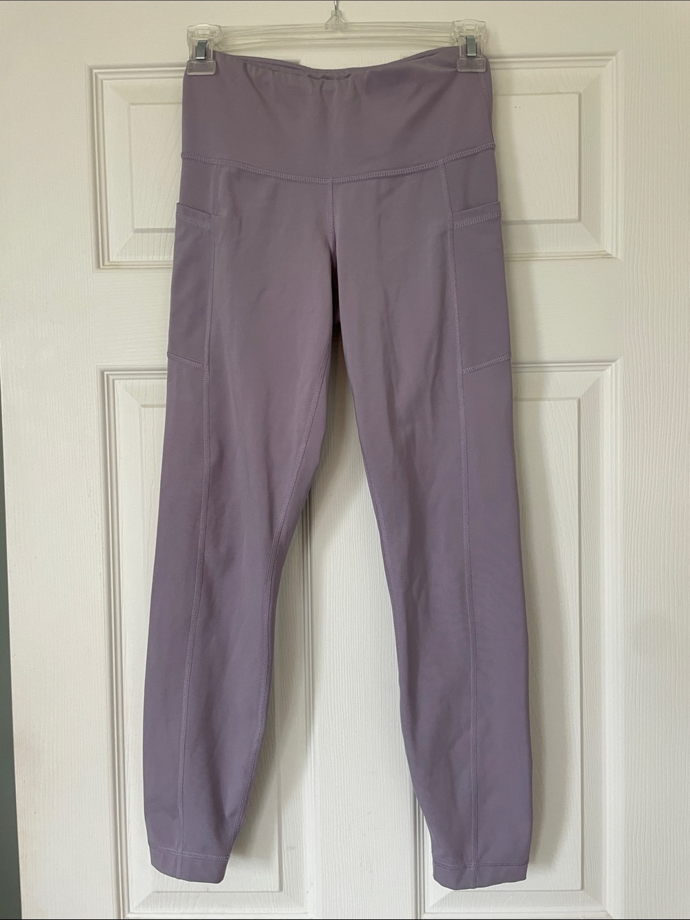 90 Degree By Reflex lavender leggings XS